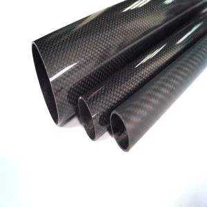 गर्मी प्रतिरोधी 3K कार्बन फाइबर ट्यूब अलग सतह