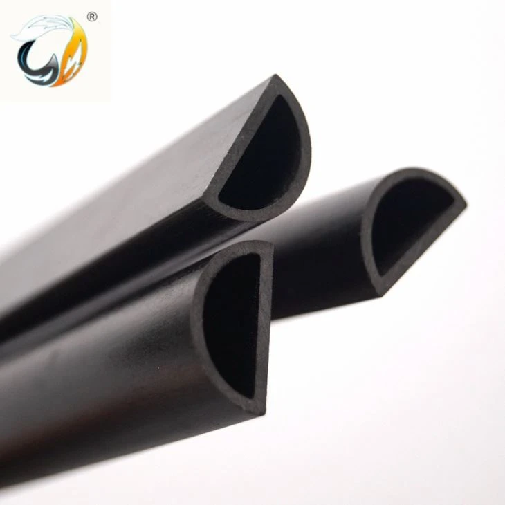 Custom Pultrusion D Shape Carbon Fiber Tube