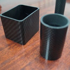 3 के बुनाई कार्बन फाइबर स्क्वायर ट्यूब दौर पाइप