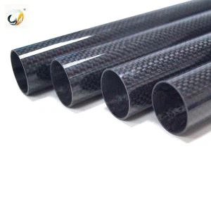 उच्च शक्ति निर्माण सामग्री कार्बन फाइबर ट्यूब